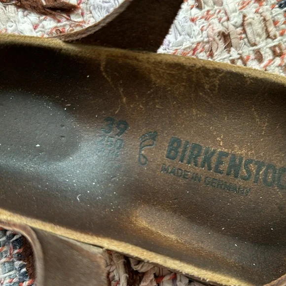 Yara oiled leather Birkenstocks 39 regular/wide - Picture 3 of 7